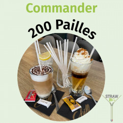 200 Bio Compostable Straws...