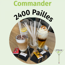 2400 BIO compostable Straws...